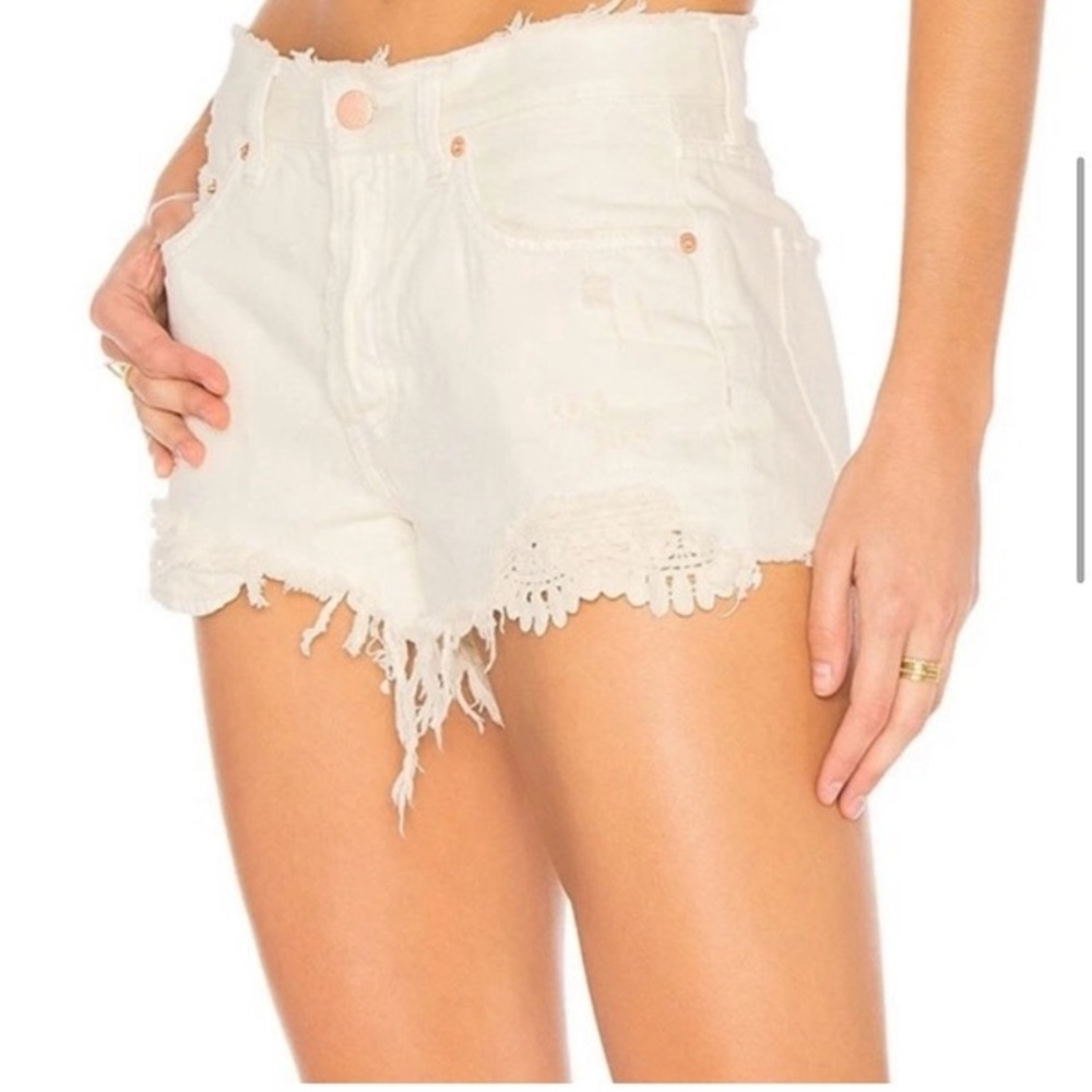 NWT Free People Distressed Denim Cutoff Shorts